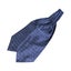 Mens Navy & Silver Small Polka Dot Cravat Carousel 2