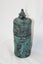 +++ AFRICAN BRONZE "CAST HEAD EMBOSSED DECORATIVE FIGURES" LIDDED JAR +++ Carousel 14