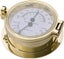 Time and tide clock + barometer + thermo/hygro 116mm SOLIDbrass Royal Mariner®NZ Carousel 7