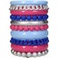 Kersten Bracelet Candle Holder Blue, Pink, Navy & Silver 13.3cm Carousel 1