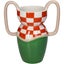 Kersten Checkerboard Vase Green 23.5cm Carousel 1