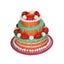 Kersten Cake Candle Stick 12.5cm Carousel 1