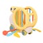 sensory shape sorter pull string toy baby pull string toy silicone pull string Carousel 3