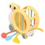 sensory shape sorter pull string toy baby pull string toy silicone pull string Carousel 4