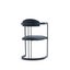 TNC Lunette Chair, Black Leather and Steel Frame Carousel 4