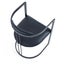 TNC Lunette Chair, Black Leather and Steel Frame Carousel 6
