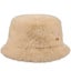 Barts Womens Breatia Faux Fur Adjustable Fully Lined Bucket Hat - Light Brown Carousel 1
