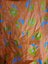 Orange chintz flower fabric Carousel 2