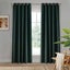 Cadence & Co. Byron Matte VelvetBlockout Eyelet Curtains Deep Teal 135x223cm Carousel 1