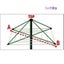 Rotary Clothesline Cover 3.8-4m Carousel 7