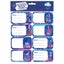 Spencil Coral Garden Name & Subject Labels 16 Pack Carousel 1
