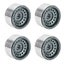 1/10 rc crawler wheel hub 4 Pcs 1/10 RC Crawler Wheel Hub Aluminum Alloy Carousel 4