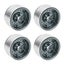 1/10 rc crawler wheel hub 4 Pcs 1/10 RC Crawler Wheel Hub Aluminum Alloy Carousel 5