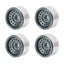 1/10 rc crawler wheel hub 4 Pcs 1/10 RC Crawler Wheel Hub Aluminum Alloy Carousel 8