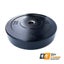 25KG Bumper Plates Black Rubber 510MM for 50mm Olympic Bar Carousel 2