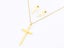 Titanium Steel Cross Necklace & Earrings Set Carousel 2