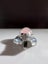 Mid Century Elis Kauppi, Kupittaan Kulta Sterling & Rose Quartz Brooch (FINLAND) Carousel 2