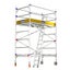 Dynaton Aluminium Mobile Scaffold - 1.3m x 2.5m x 2.5m high Carousel 1