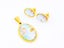 Cute Gold Plated Cartoon Earrings and Pendant Combination Carousel 1