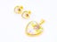 Sparkling Heart Gold Plated Cartoon Earrings and Pendant Set Carousel 2