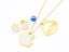 Zircon Starlight Gold-Plated Earrings and Necklace Set Carousel 1