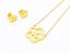 Classic Gold-Plated Earrings with Necklace Set Carousel 1