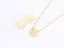 Gold Plated Beauty on Ears Neck Earrings Necklace Set Carousel 2