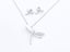 Zircon Dragonfly Earrings and Necklace Set Carousel 2
