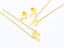 Melodic Rhyme Gold-Plated Musical Note Jewelry Trio Carousel 2