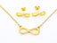 Gold Plated Zircon Earrings and Necklace Set Carousel 2