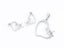 Platinum Heart Earrings and Pendant Set Carousel 1