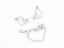 Platinum Heart Earrings and Pendant Set Carousel 2