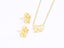 Gold Plated Beauty on Ears Neck Earrings Necklace Set Carousel 2