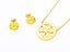 Classic Gold-Plated Earrings with Necklace Set Carousel 1