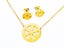 Classic Gold-Plated Earrings with Necklace Set Carousel 2