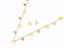 Gold-Plated Zircon Earrings and Necklace Set Carousel 2