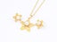 Gold-Plated Pearl Earrings and Necklace Set Carousel 2