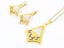 Gold-Plated Zircon Earrings and Necklace Set Carousel 1