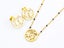 Gold-Plated Titanium Steel Earrings and Necklace Set Carousel 1