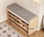 Living Room Shoe Cabinet Shelves Space Saving Carousel 3