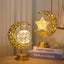 Ramadan Moon Star Light Gold EID Mubarak Ornaments Castle Carousel 2