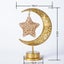 Ramadan Moon Star Light Gold EID Mubarak Ornaments Castle Carousel 5