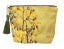 Luxurious Velvet Cosmetic Bags - Vintage Botanical Kowhai Carousel 1