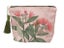 Luxurious Velvet Cosmetic Bags - Vintage Botanical Pohutukawa Carousel 1
