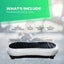 White Vibration Machine Platform - Exercise Vibrating Plate - Whole Body Workout Carousel 5
