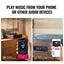 Bluetooth Vinyl Record Player 3-Speed Belt Driven Turntable 10W Speakers Carousel 5