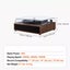 Bluetooth Vinyl Record Player 3-Speed Belt Driven Turntable 10W Speakers Carousel 7