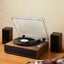 Bluetooth Vinyl Record Player 3-Speed Belt Driven Turntable 10W Speakers Carousel 8