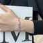 ANYCO Bracelet 17cm 925 Silver Colorful Tennis Sapphire Open Box Clasp with Z... Carousel 4