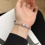 ANYCO Bracelet 17cm 925 Silver Colorful Tennis Sapphire Open Box Clasp with Z... Carousel 2